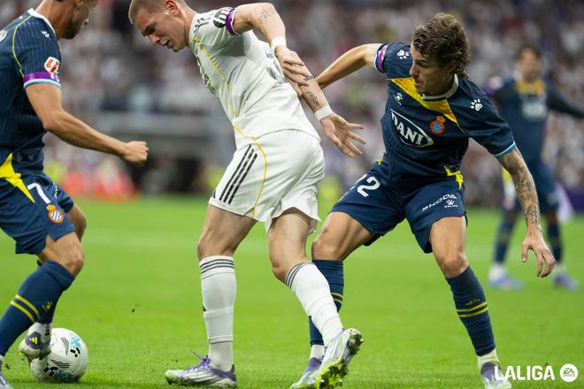 皇馬2-0擊敗西班牙人 豪取五連勝繼續領跑西甲